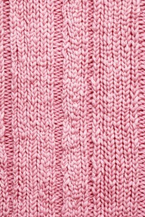 粉色针织纹理面料特写