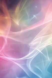 梦幻炫彩流动光影背景