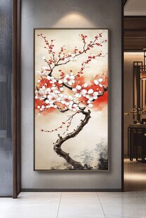 中式梅花挂画 尽显雅致韵味