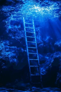 水下阶梯 通往神秘深海通道