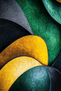 多彩弧形图案艺术背景