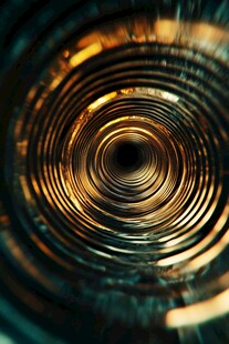 梦幻螺旋金属管道景观