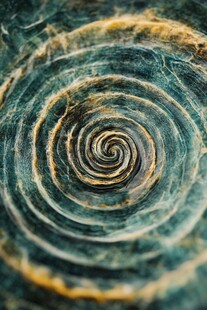 螺旋纹理的神秘自然图案