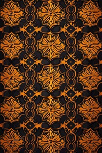 黑金复古花纹图案设计