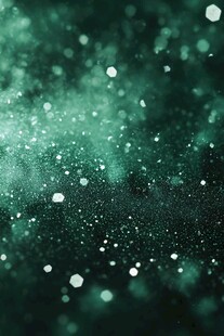 梦幻绿调闪烁粒子背景