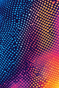 渐变波点炫彩抽象背景图