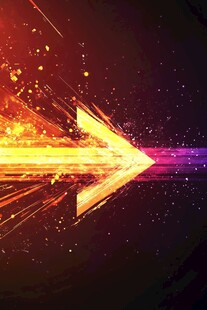 炫彩箭头动感特效背景图