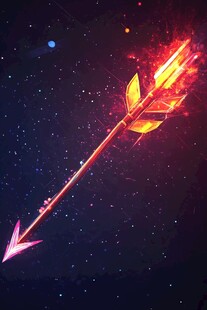 梦幻发光宇宙魔法之箭