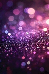 梦幻紫色光斑闪光背景