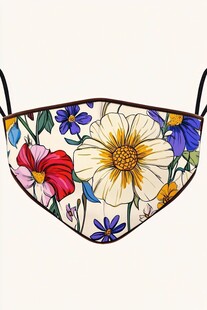 花卉图案时尚口罩