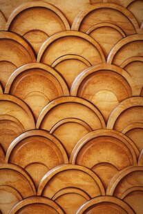 木质圆形图案纹理背景