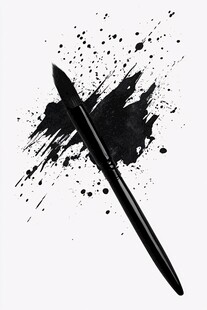 墨笔挥洒间的艺术张力