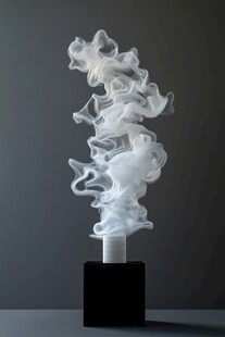 烟雾雕塑艺术造型展示