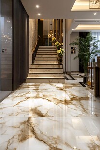 奢华大理石打造的精致门厅
