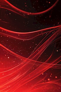 红色动感线条梦幻背景图