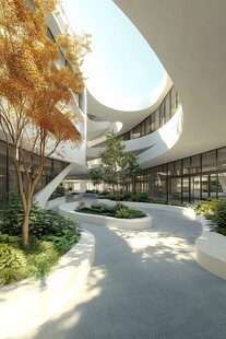 现代庭院式建筑景观设计