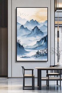 中式山水挂画 营造雅致空间