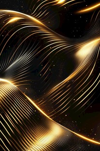 金色动感光线抽象背景图