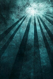 蓝绿色光线墙面背景图