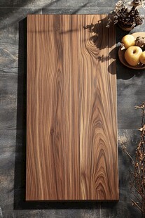 胡桃木板材 搭配鲜果干花