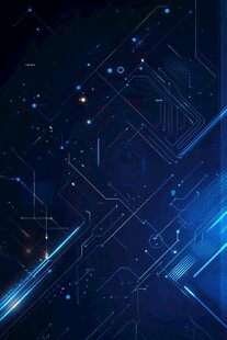 科技感蓝色线条未来背景