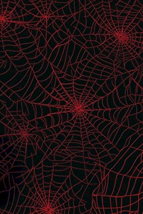 红色蜘蛛网纹理图案背景