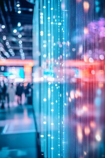 科技幻彩光影空间场景