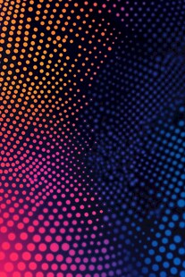 渐变点状炫彩背景图案