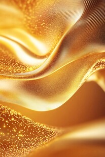 金色流动纹理闪耀背景图
