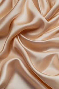 米金色绸缎的柔美纹理