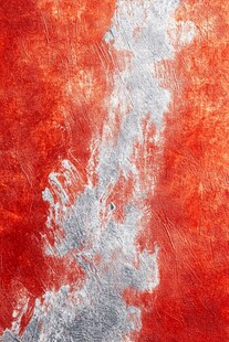 红底银纹抽象艺术纹理