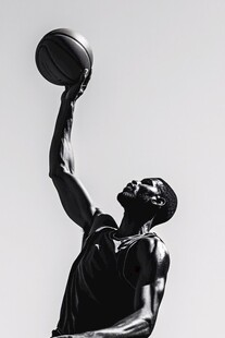 篮球运动员的瞬间高光时刻