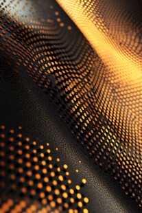 金色波点抽象纹理图案