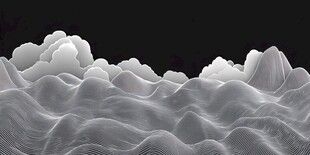 梦幻云雾山脉3D效果图