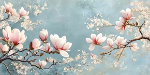 玉兰花枝俏 淡雅春日景