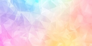 梦幻多彩低多边形背景图