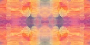 梦幻多彩几何抽象背景图