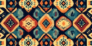 几何民族风图案纹理设计