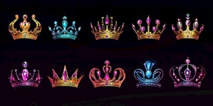 华丽璀璨皇冠集合