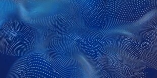 蓝色波点抽象科技背景图