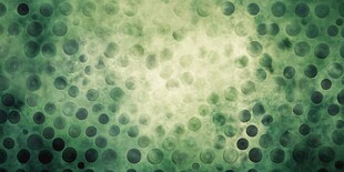 绿色波点梦幻背景纹理