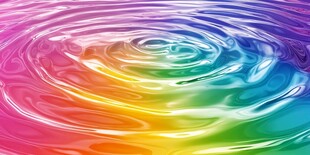 梦幻彩虹水波纹理图案