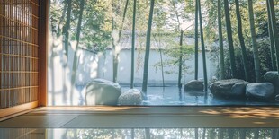 日式庭院禅意静谧空间