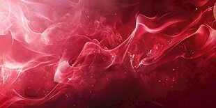梦幻红色烟雾流动背景图