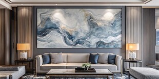 现代简约风客厅艺术装饰