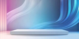 梦幻渐变背景的展示平台