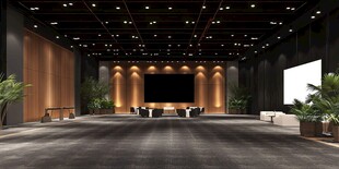 现代简约风格宽敞会议空间