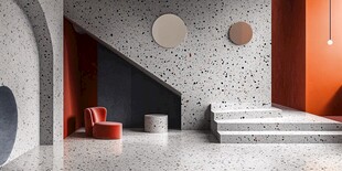 现代风室内空间设计一角