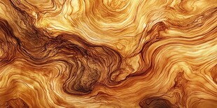 流动金棕纹理抽象艺术图