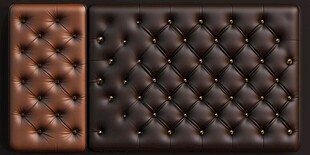 双色皮革软包墙面装饰板